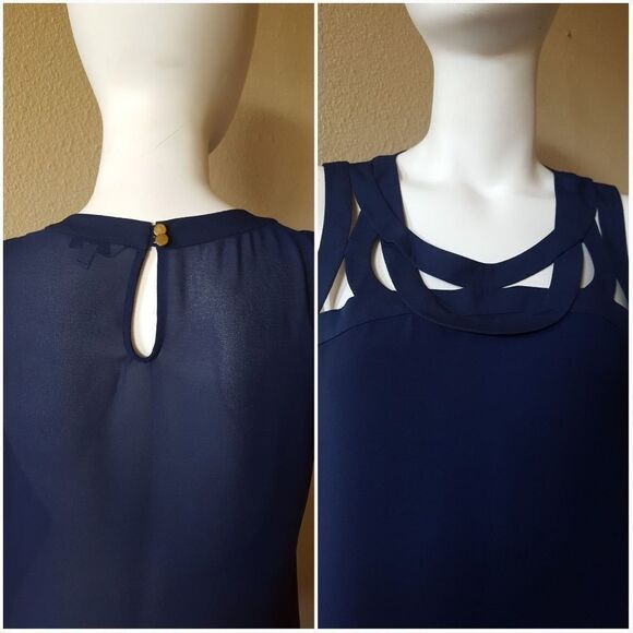 Naked Zebra Cutout Tank Size Small - Picture 7 of 8